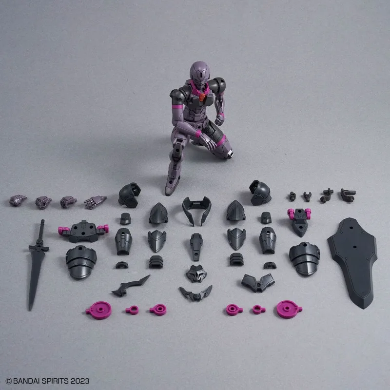 반다이 오리지널 30MF 1/144 애니메이션 ROSAN KNIGHT 액션 피규어 조립 모델 장난감 Collectible Model Gifts for Children