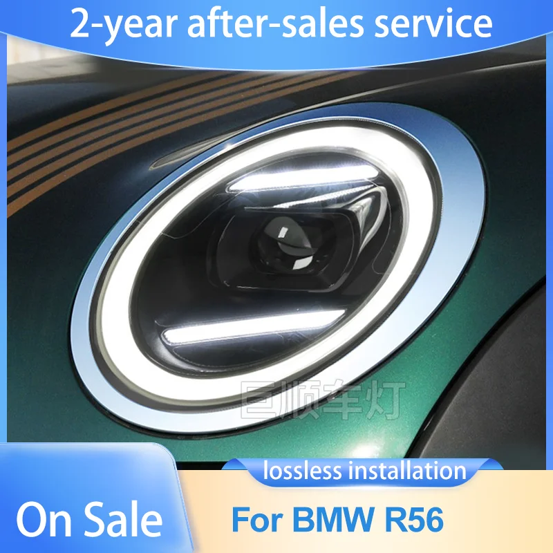 Car Lights For BMW Mini Cooper R56 R55 R57 2007-2013 LED Projetor Headlamp Daytime Running Light Automotive Accessories