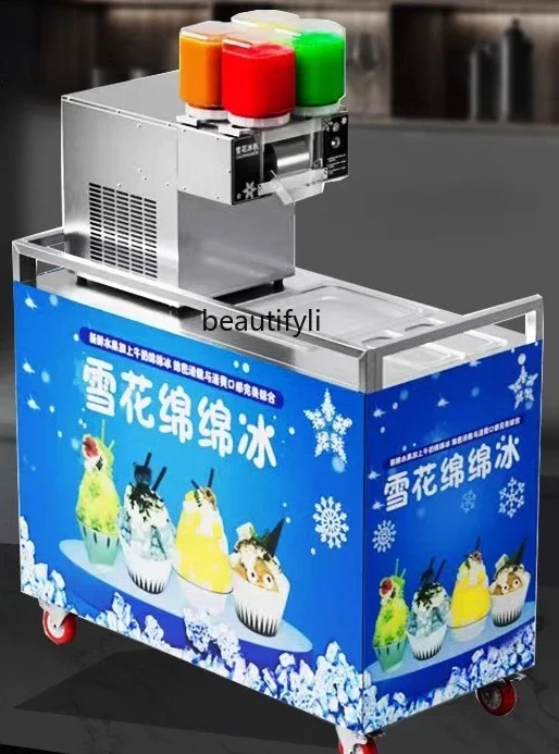 Z189 AA Snowflake ice machine stall commercial fully automatic summer, cotton ice, shaver ice machine, commercial smoothie machi