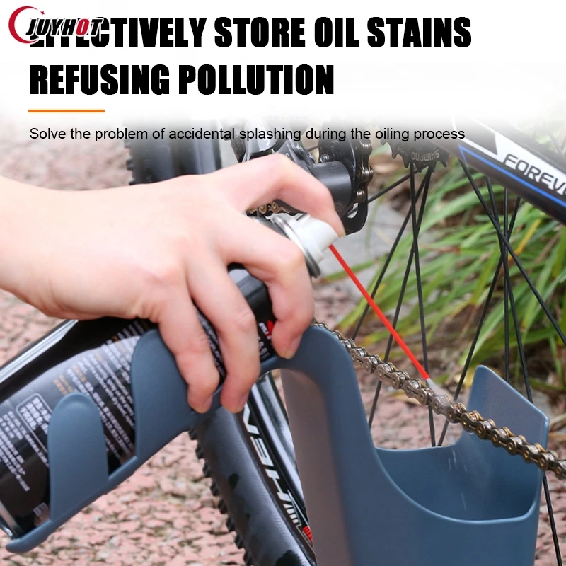 Motorcycle Bike Chain Oil Storage Tool Box Chain Cleaning Oil Splash-Proof Tools Agent Widely Used Chain Oil Anti-spray Tool