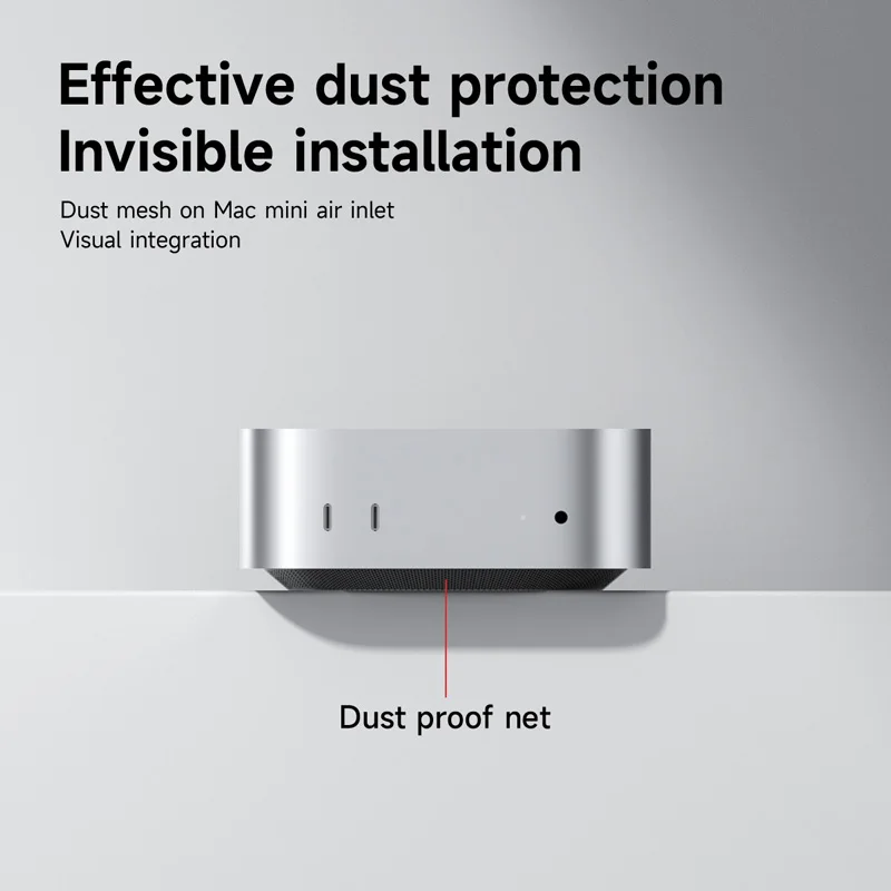 Hagibis Dust Mesh Filter dla Mac mini M4/M4 Pro 2024 Dustproof Cover Net 4PCS Cooler Fan Dust Filter Computer Mesh PVC Cover