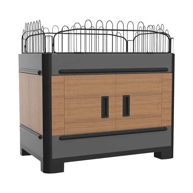 Supermarket promotions, desk shelves, clothing store displays, floats, stacks, stall shelves, grains display