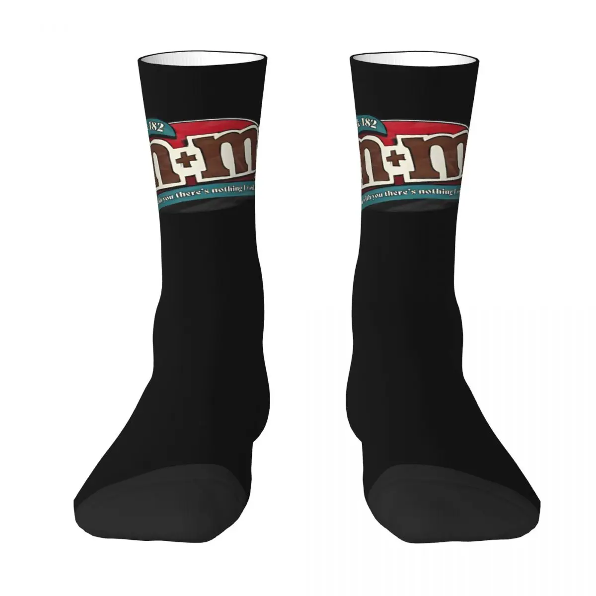 

Winter Warm Fashion Men's Women's Punk Rock M&M's Socks Candy 90s Alternative Non-slip Yoga Socks