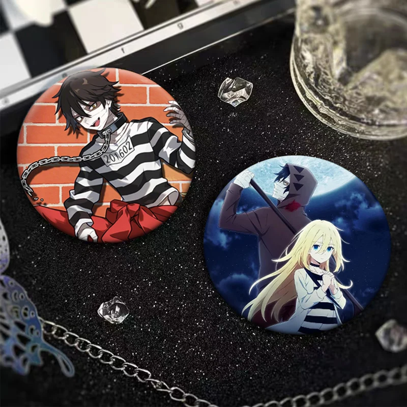 Anime Angels of Death Enamel Pins for Bag Decor Round Brooches Isaac Foster Rachel Gardner Cartoon Badge on Backpack Accessories