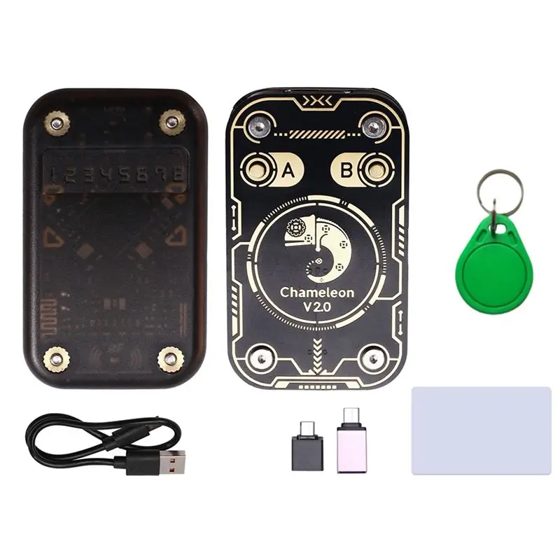 ab25-カメレオンデュプリケーター-uidキーチェーン-cuidカード-125k-1356m-カードデコード-カメレオンv20-rfidスマートチップリーダーエミュレーター