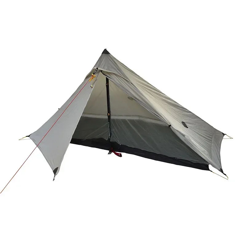 3F UL 2024 T Inner Open LANSHAN 1 PRO Outdoor TIPI No-See-Um 3 And 4 Season 230*80*120CM Two Side 20D Silnylon Tent