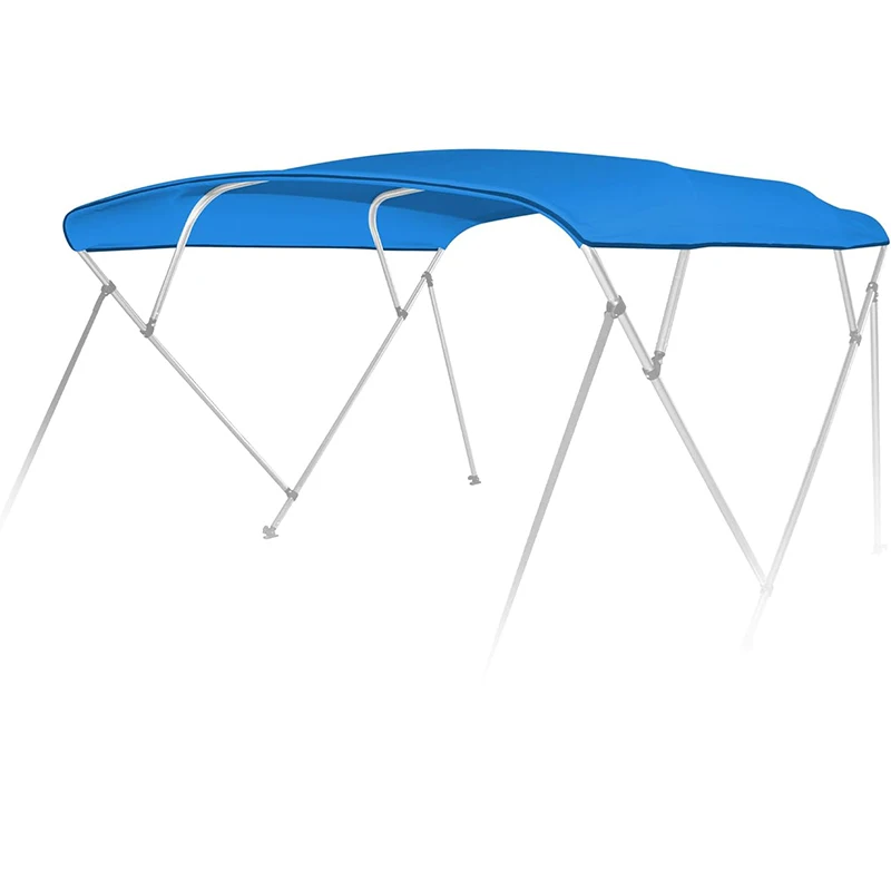 3/4 Bow Aluminum Bimini Top Marine Grade Durable 300D Polyester UV Cover Boat UV Resisting Bimini Top for Boatpromote sales