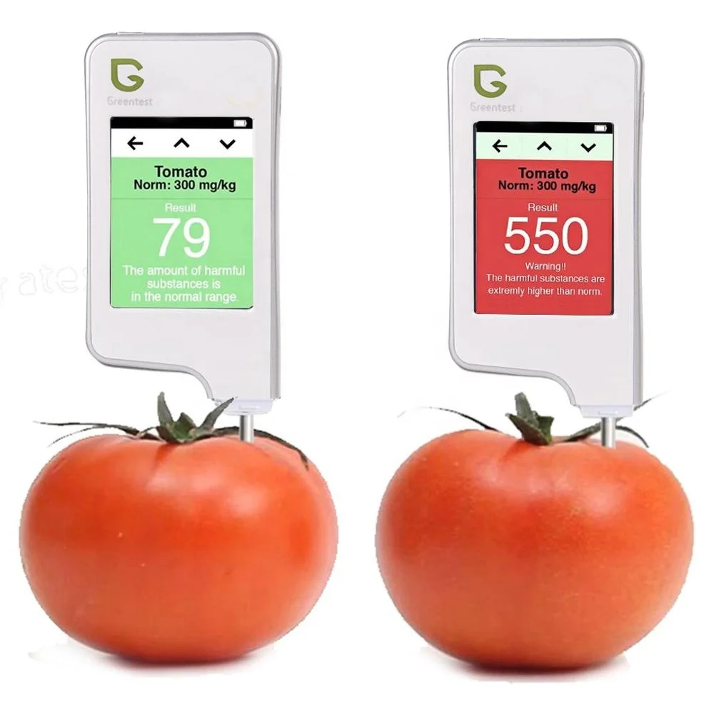 Greentest 1T Capacitive Screen Timer High Accuracy Food Detector Nitrate nuclear radiation Fruit and Vegetable White  Tester