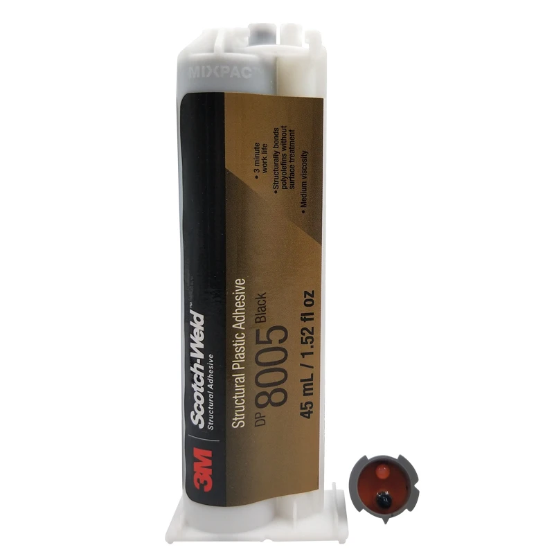 3M Structural Plastic Adhesive DP8005 Acrylic Adhesive Epoxy Adhesive Epoxy Glue Resin Glue Starter Kit Black/off white 45ml