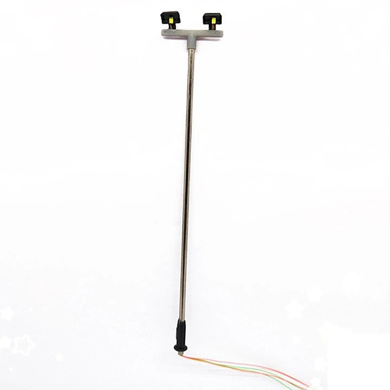 20Pcs 2LED Street Lamp 1:100 Ho Scale Street Light Scenery Mini Lamppost For Sand Table Model 2