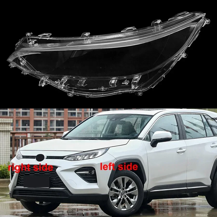 

For Toyota Wildlander 2020 2021 Headlamp Cover Transparent Shade Lamp Headlight Shell Lens Plexiglass Replace Original Lampshade