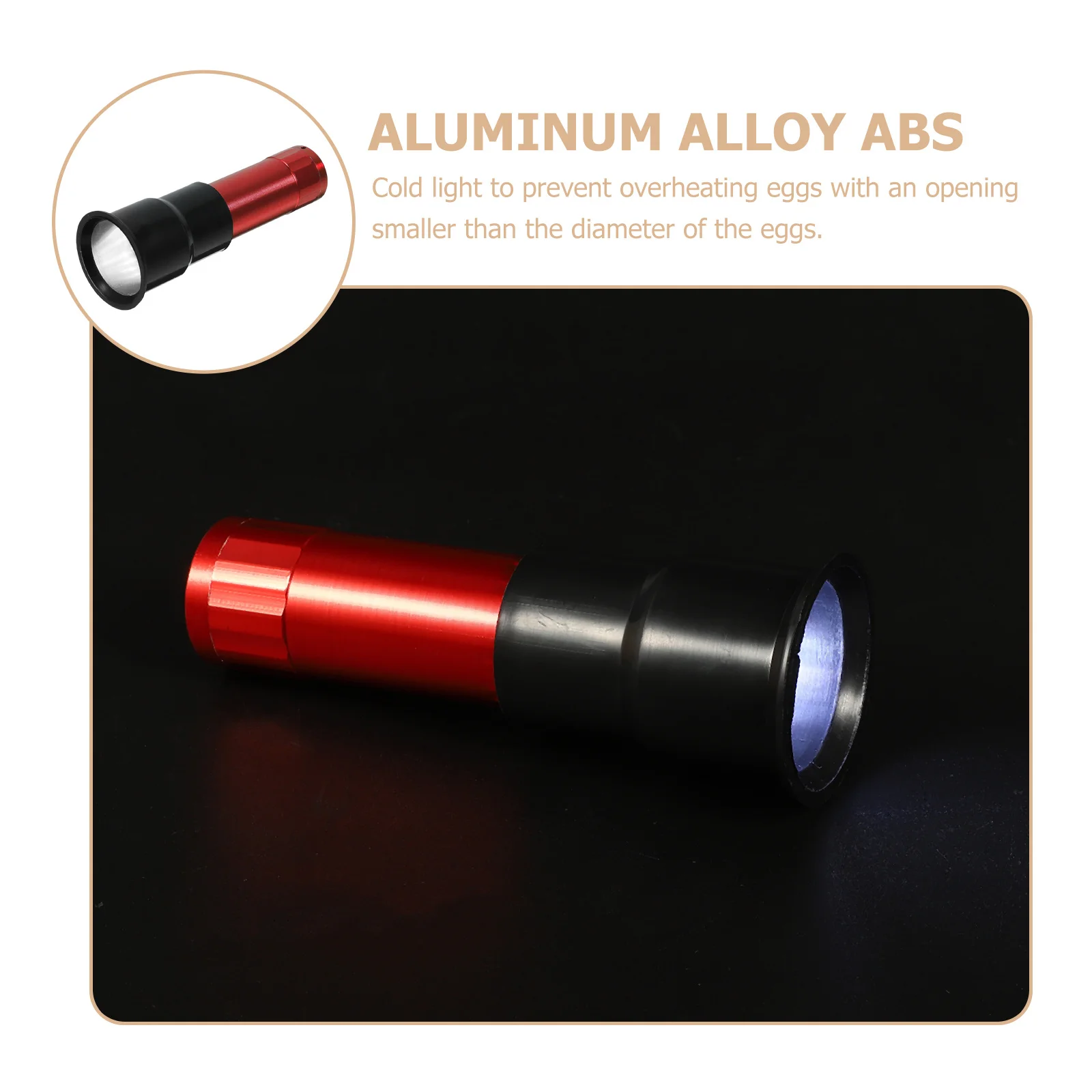 

Handheld Egg Candler Professional Designed Cold Light Egg Tester for Farm Incubator Poultry Incubation Equipment