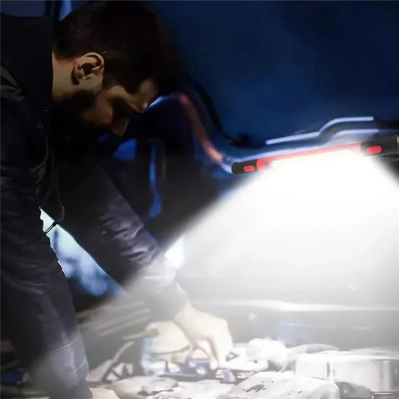 

【Rushed】Magnetic Work Light Rechargeable Under Hood Work Light Bar Car Repair Outdoor Lighting
