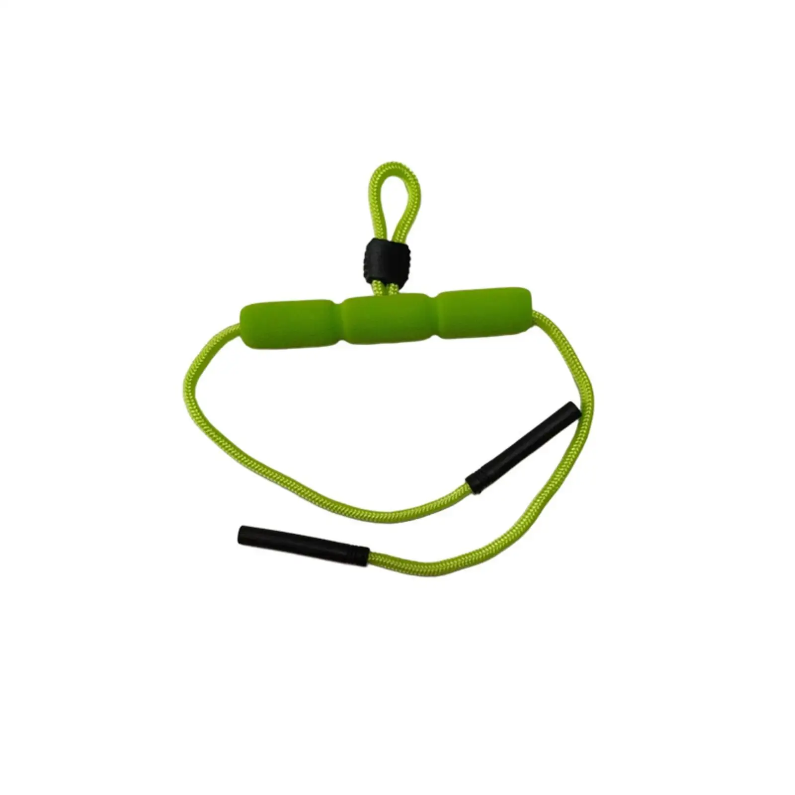 6xBuoyant Eyeglass Strap Adjustable Slide Mechanism Floating Glasses Strap Foam Middle Green