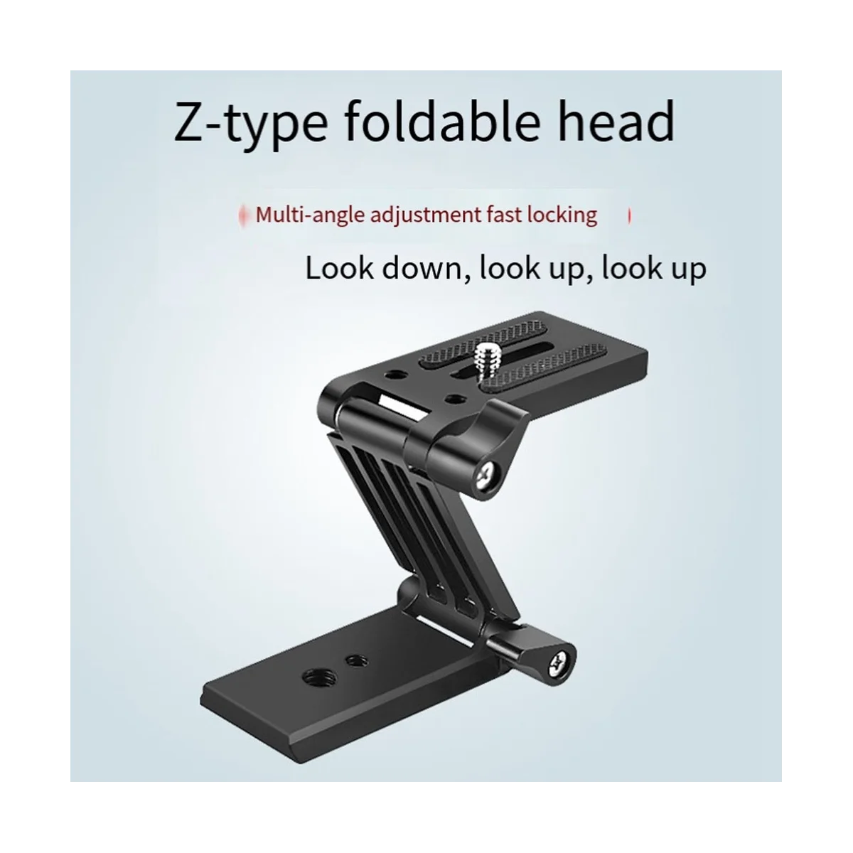 Для Dslr-камеры скользящая направляющая головка прямая стойка для съемки Z-складной настольный штатив Быстрая блокировка