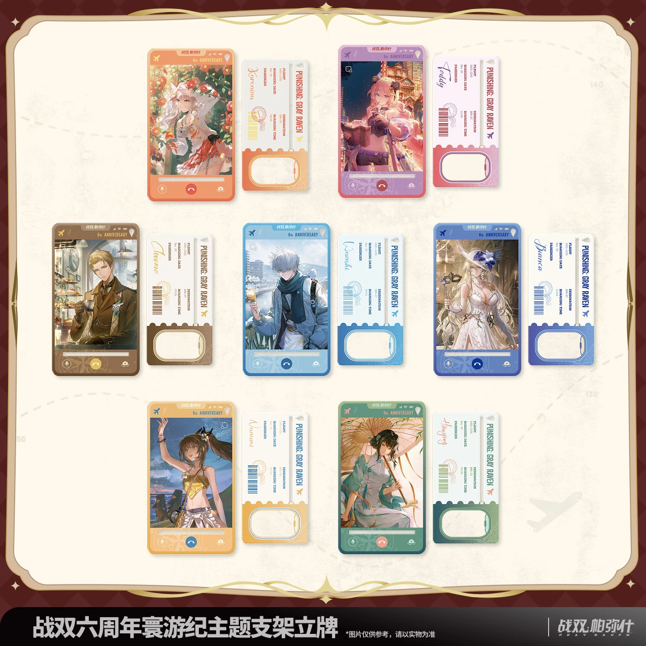 GRAY RAVEN：PUNISHING Lee Lucia Liv Lilit Akrylowy Stojak Ozdobny na Biurko, Prezent na Sześć Rocznice, Anime, Gra, Zabawka dla Dzieci