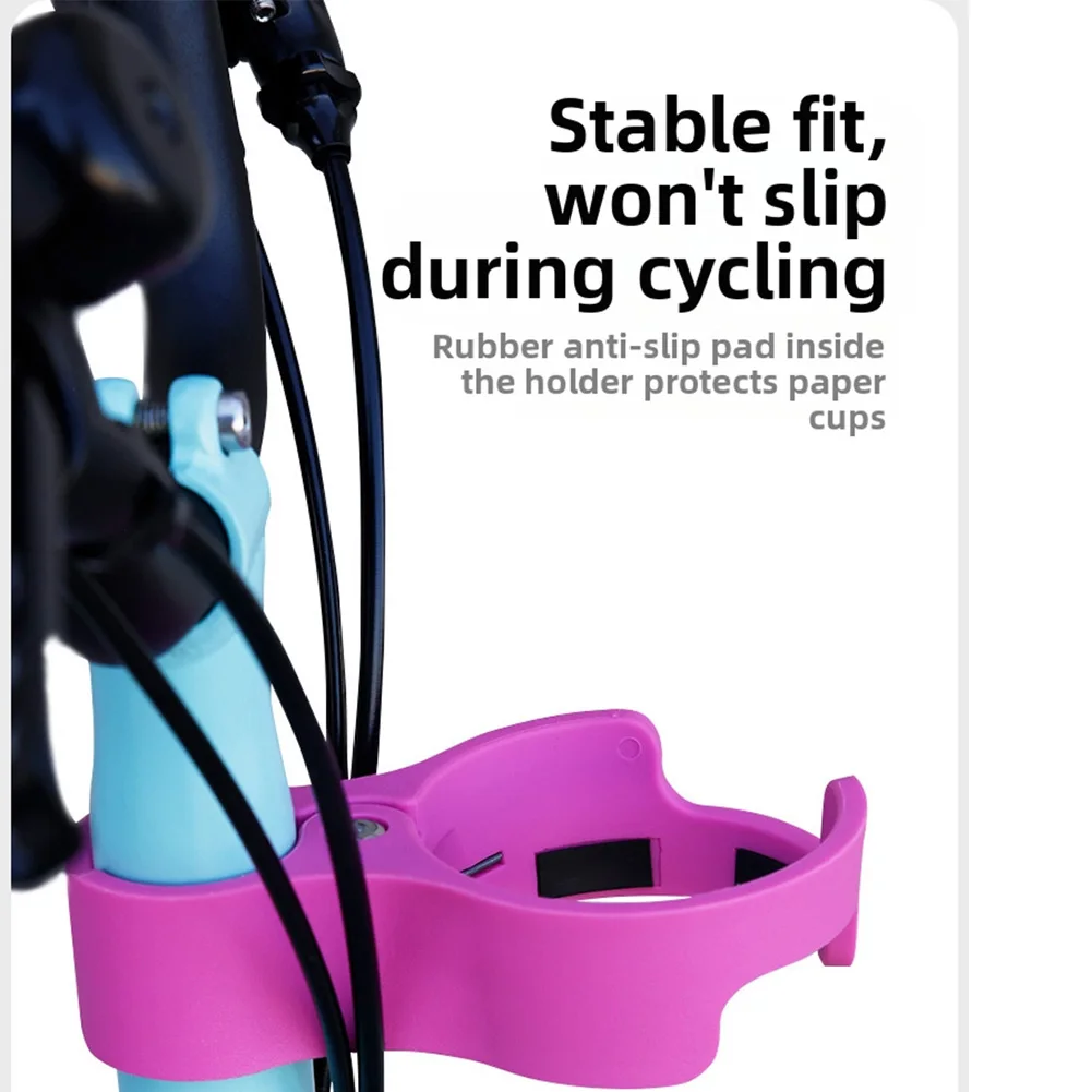 

Держатель для чайника Складной велосипедный держатель для кофейной чашки без дрели Крепление для бутылки с водой Велосипедный аксессуар Складная тележка Держатель для кофейной чашки