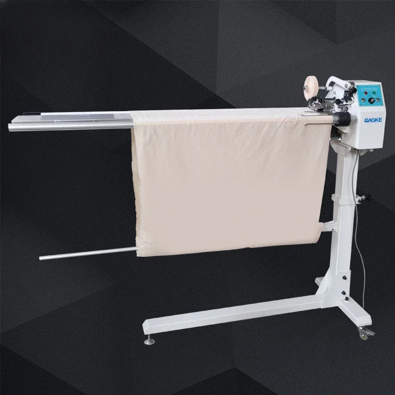 

Fully automatic clothing edge cutting and wrapping machine