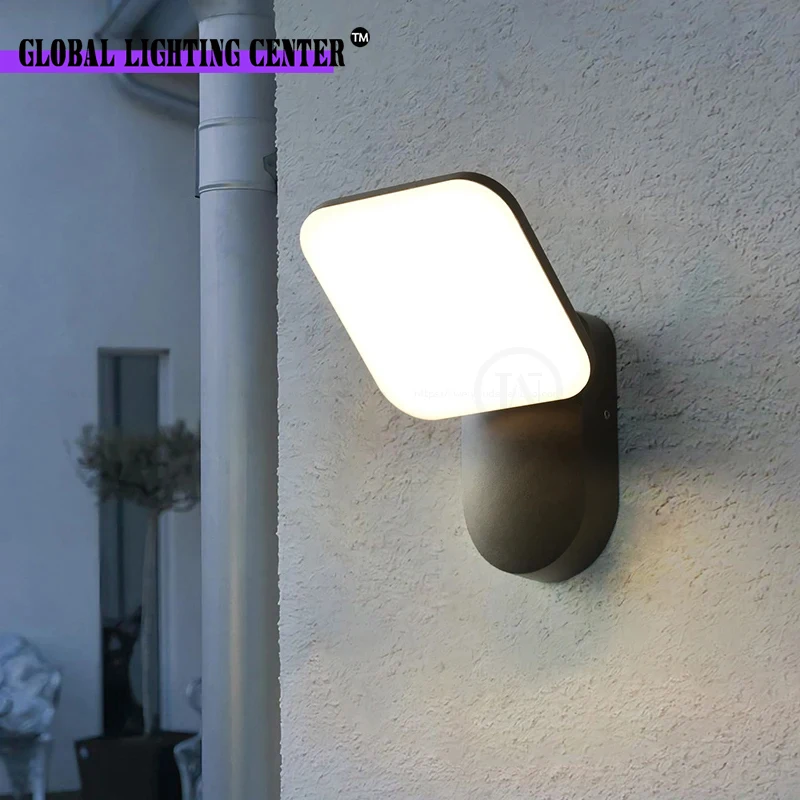 

Minimalist LED Wall Lamp Outdoor Waterproof IP65 Villa Courtyard Garden Induction Lighting Balcony Entrance Decoration Lamps