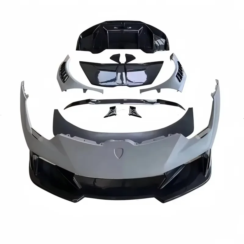 Suitable for Huracan Upgraded Vorsteiner Model with Carbon Fiber and Resin Fiber Material Surround Body Kit