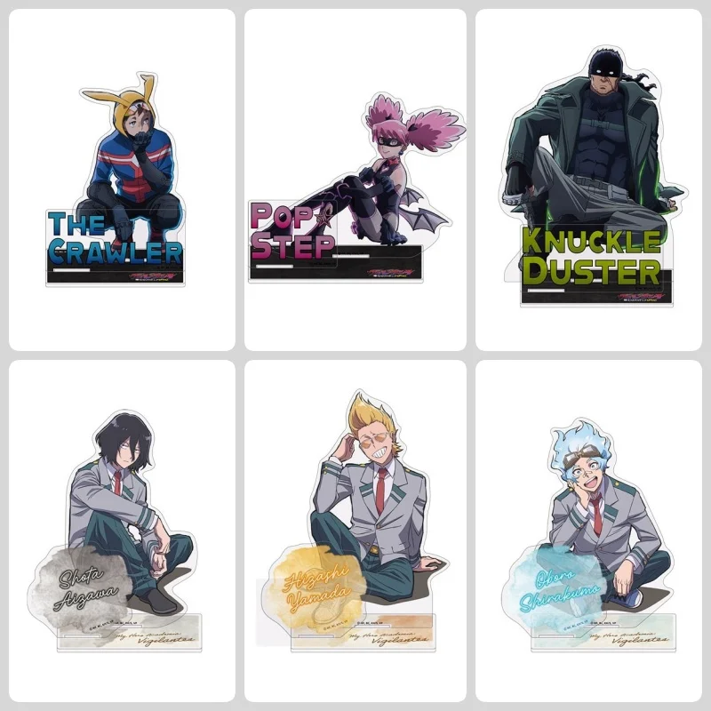 Anime Vigilante Acrylic Stand Koichi The Crawler Kazuho Iwao Acrylic Stand Keychain Model Figure Cosplay Plate Holder Topper