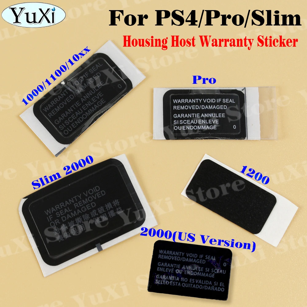 20 قطعة الضمان المضيف الإسكان ملصق ل PS4 برو سليم 1000 11XX 1200 20xx ل PS5 PS3 وحدة التحكم التسمية لواصق الختم غمبد الباركود #3