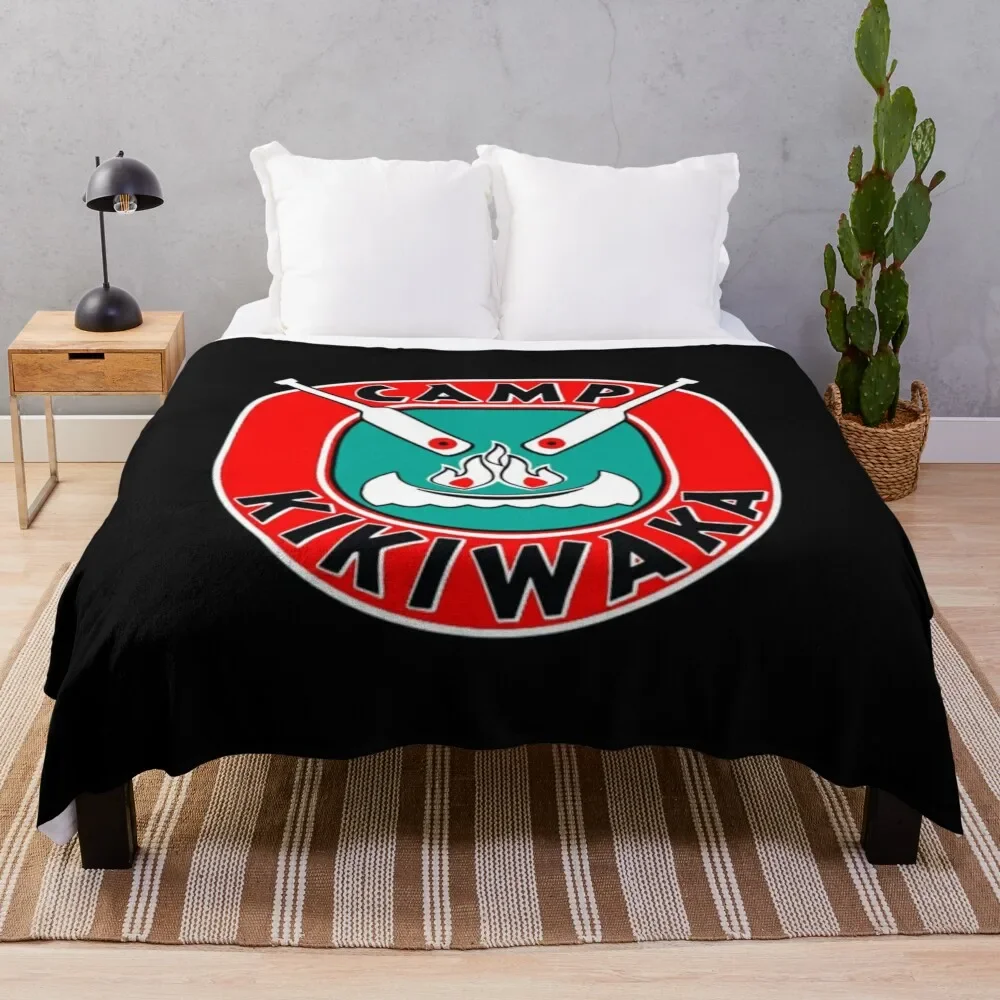 Camp Kikiwaka Throw Blanket Retros Decorative Sofa Moving Blankets