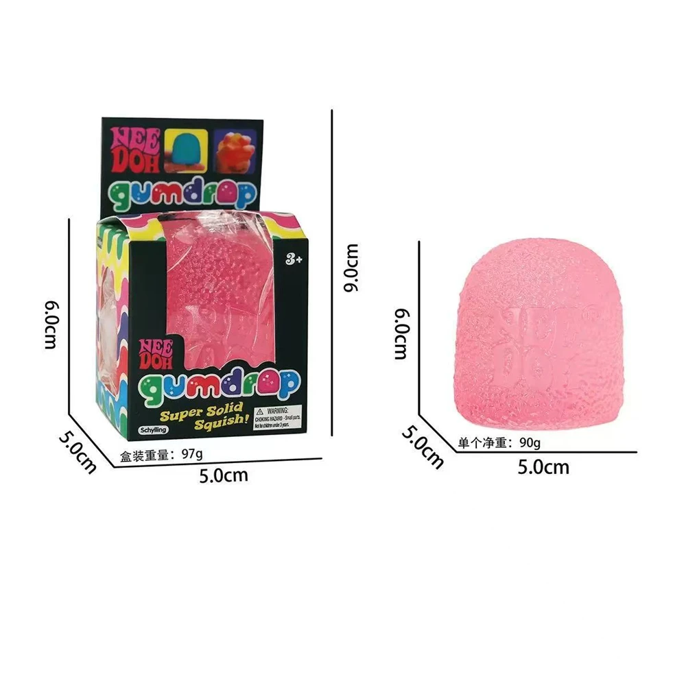 Heißer Needoh Fuzz Ball Katzen-Stressabbau-Puzzle-Spielzeug: Malz-Zucker Squishy Stressabbau-Spielzeug mit langsamer Rückfederung gegen Angstzustände