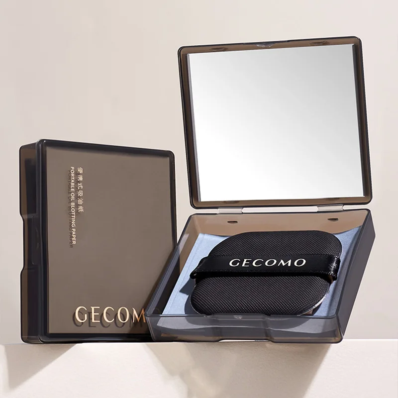 Gecomo Bamboo Charcoal Oil-Absorbing Paper パウダー パフ マット パウダー パフ ミラーき フェイシャルペーパー ツール  オイルコントロール  メイクアップ のフェイシャルペーパー