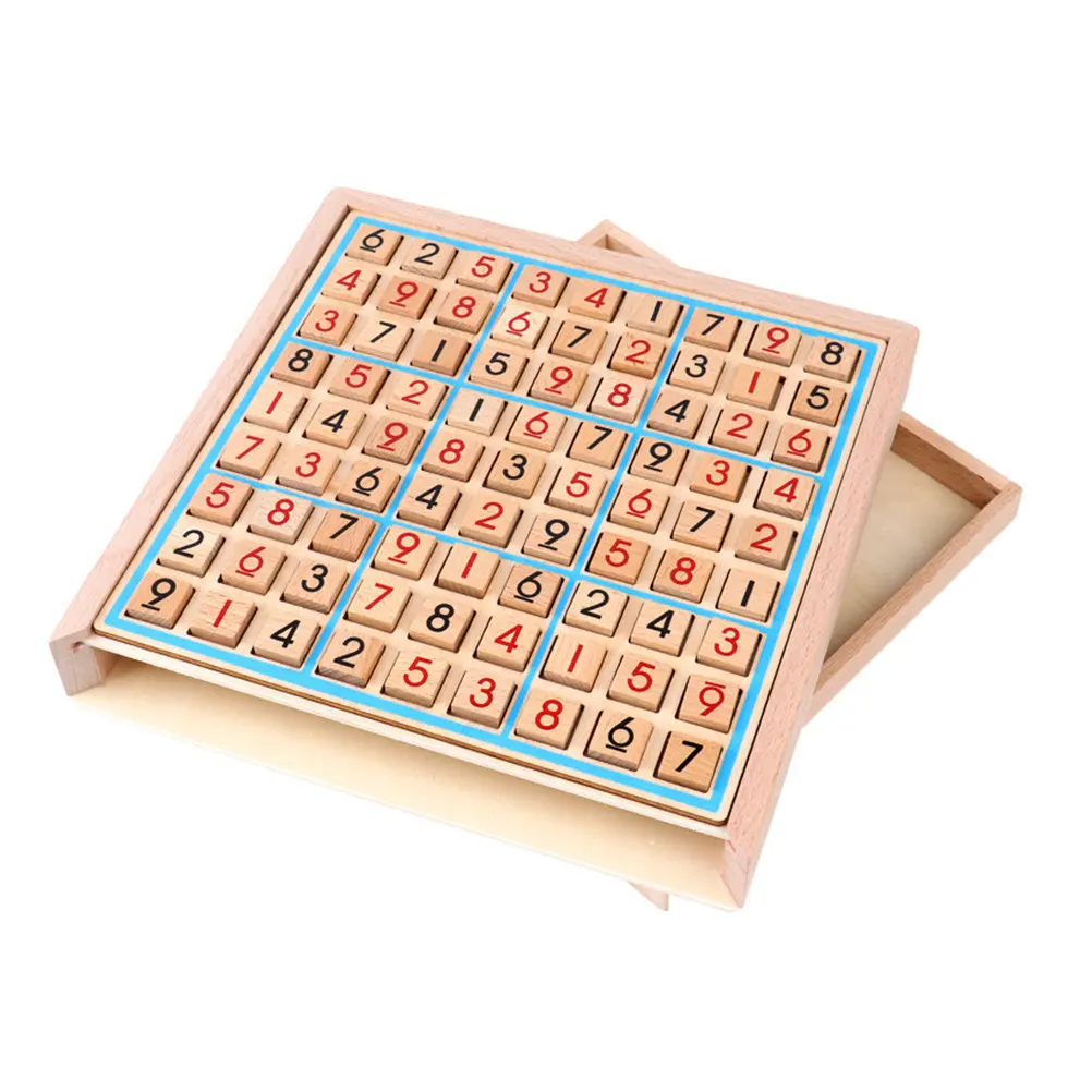 

Набор для детей: игра Судоку, развивающая математические навыки, 9 ячеек, логическое мышление, обучение арифметике, Монтессори-набор, игрушка-головоломка Судоку