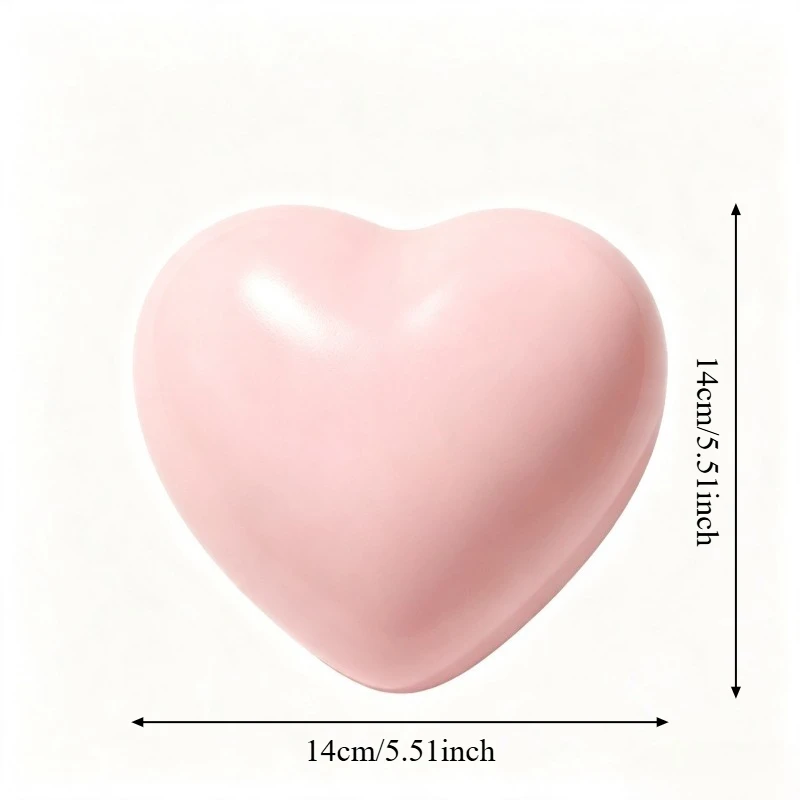 Jumbo Color-Changing Heart Squishy Toy Cute Photochromic Stress Relief Toy Squeeze Ball High Aesthetic Decompress Fidget Toy