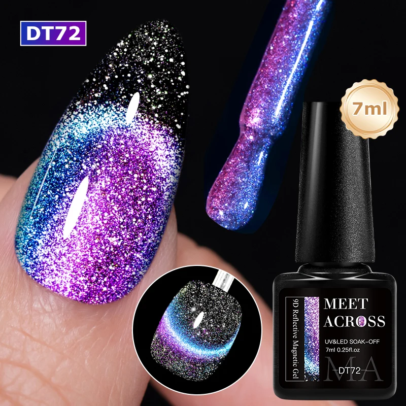 7ml 9D Rainbow Magnetic Gel La – Nail Art Rainbow recenzja i cena