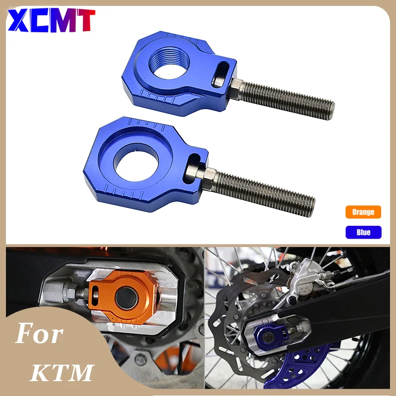 

For Husqvarna TC FC TE FE 125 250 350 450 KTM SX SXF XC XCF XCW XCWF EXC EXCF Motorcycle 20mm CNC Rear Chain Adjuster Axle Block