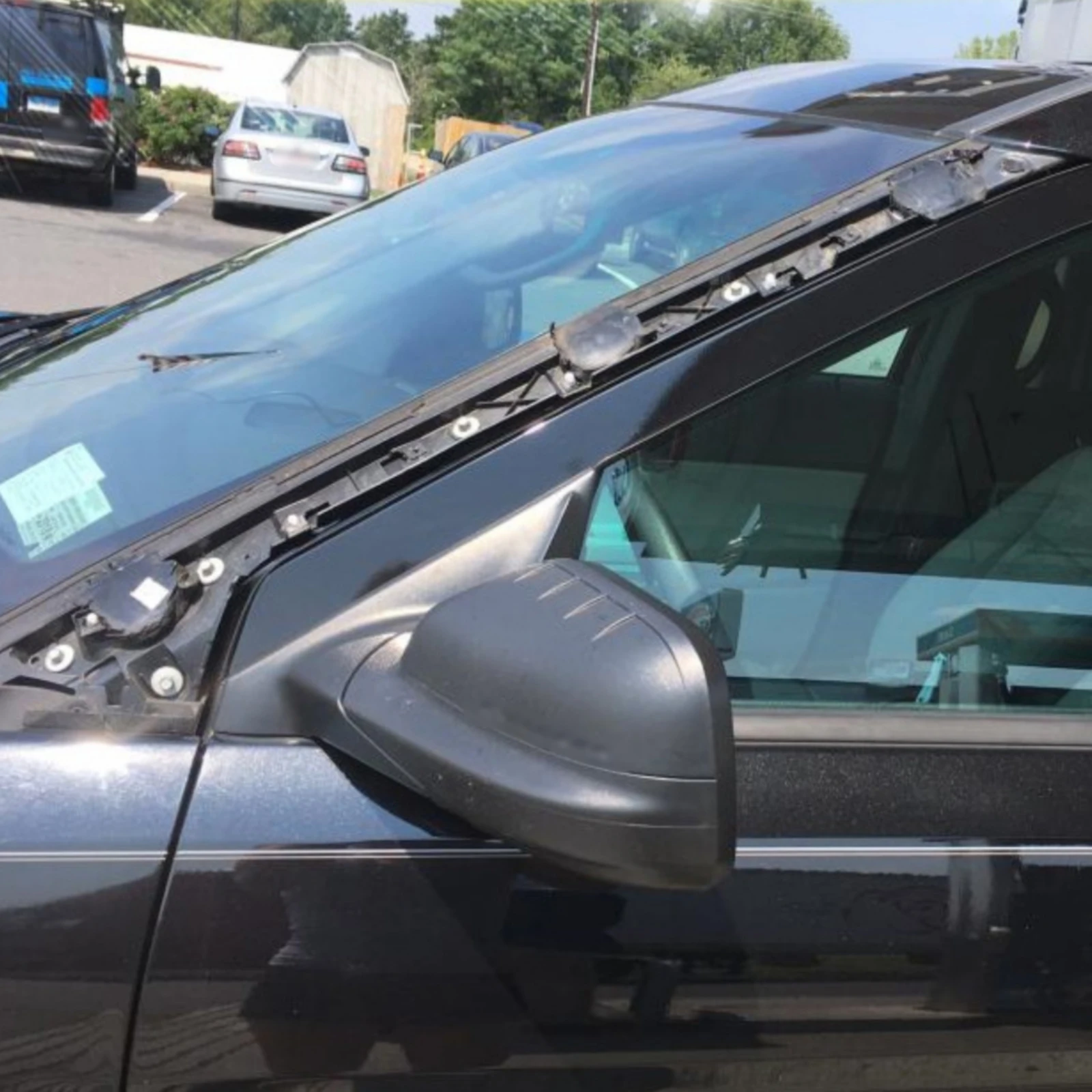 Front Windshield Trim Panel Long Narrow Windshield Trim Panel Vehicle Part Exact Fit Weather Resistant