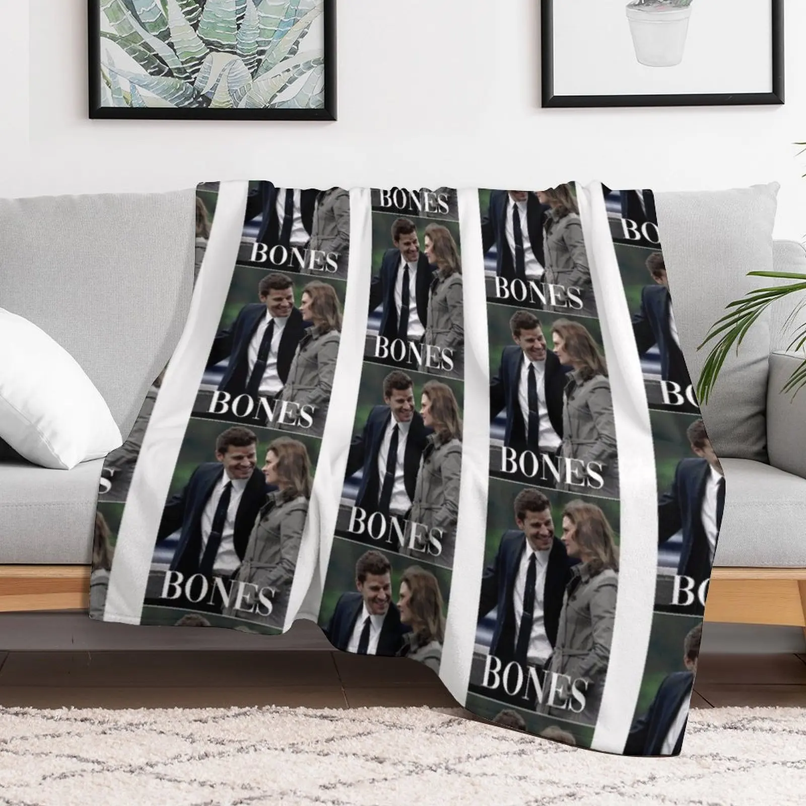 Booth and Brennan Throw Blanket Breathable Lightweight Blanket for Adults Kids
