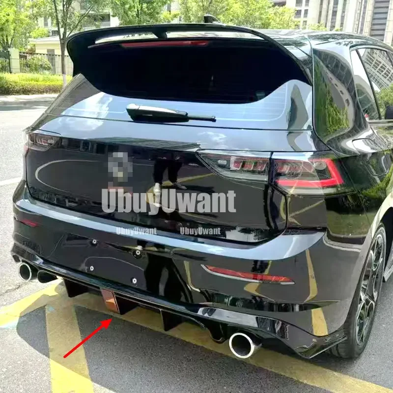 Für Volkswagen GOLF 8 MK8 8,5 R-line Gti 2020 2021 2022 2023 2024 + Auto Hinten Stoßstange diffusor Hinten Seite Splitter Spoiler Lippe