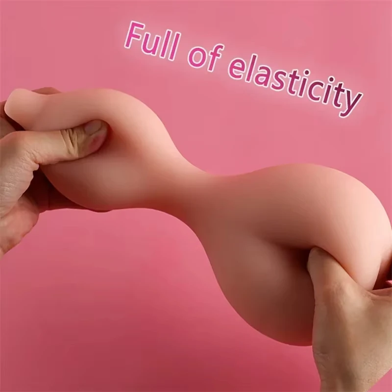 Mainan Seks Masturbasi Pria untuk Pria Seksi Dewasa Daging Realistis Bertekstur Vagina Anus Pria Stroker Ringan Mainan Seks Pria Perlengkapan Dewasa