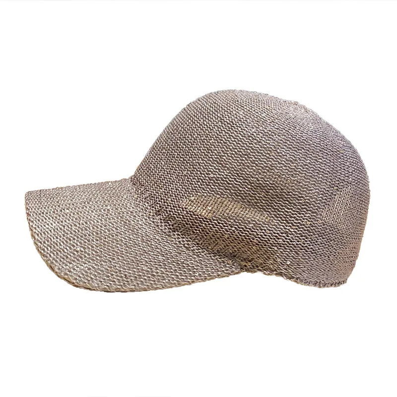 Fashion Summer Straw Baseball Cap for Man Woman Sun Protection Hat Outing Casual Wearing Hat Cap Beach Sun Cap Hollow Sun Hat