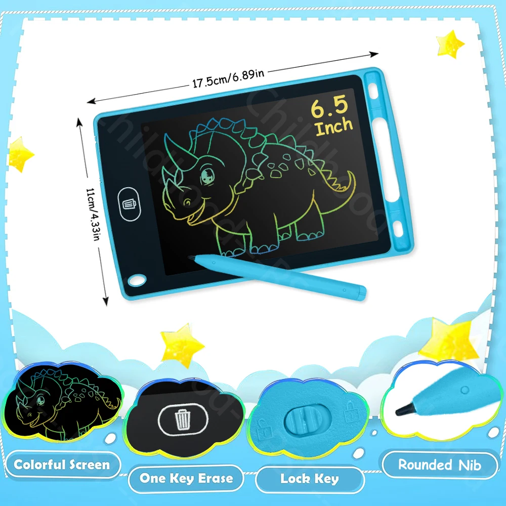 6.5/8.5/10/12 Inch LCD Schrijven Tablet Elektronische Tekentafel Doodle Schetsblok Handschrift Pad Speelgoed voor kinderen Verjaardagscadeautjes
