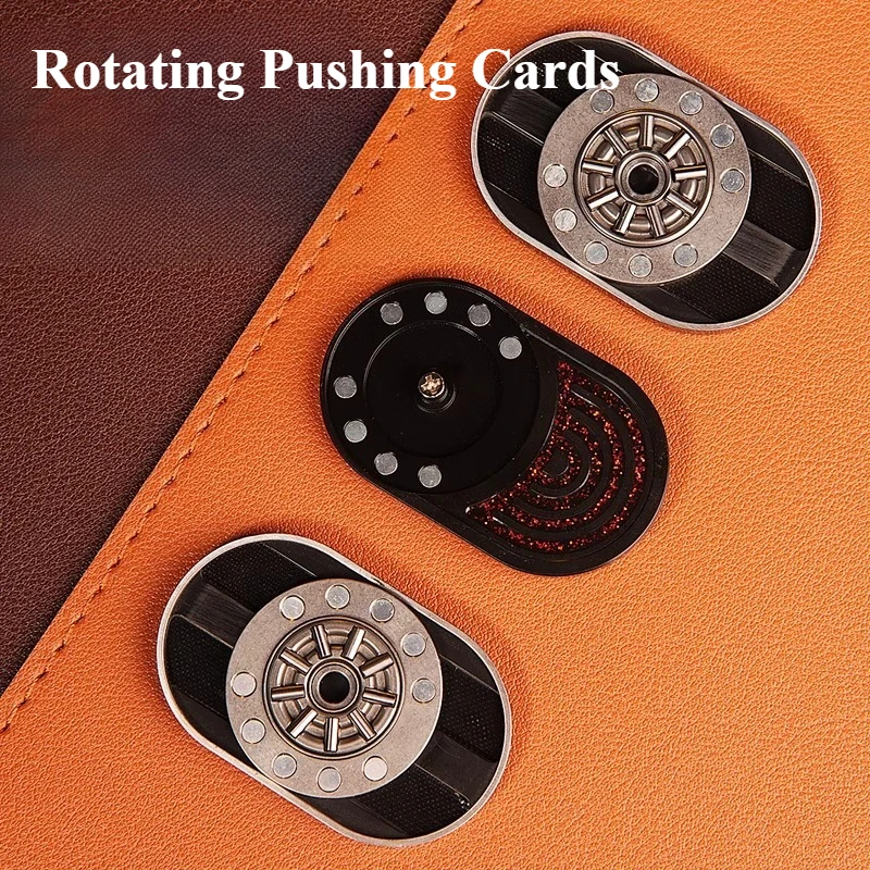 EDC プッシュスライド式金属製ストレス解消玩具、多動性障害の補助ツール、大人のストレス解消玩具