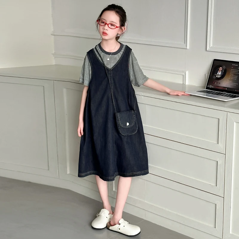 set-di-salopette-in-denim-per-ragazze-nuovo-completo-estivo-casual-con-top-e-gonna-due-pezzi-vita-alta-lavorato-a-maglia-lunghezza-media-alla-moda-per-bambine
