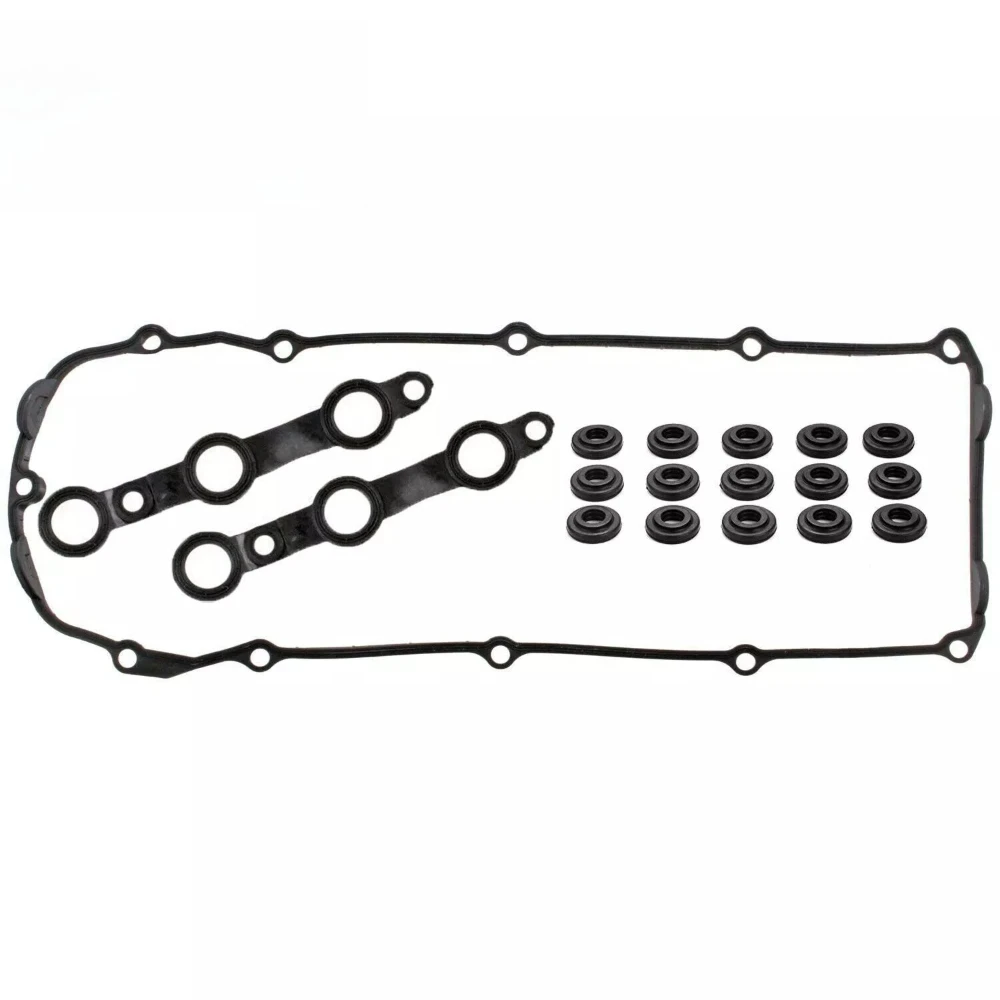 Conjunto de junta da tampa da válvula, compatível com 2.0 2.2 2.5 2.8 3.0 l m52 m54 91-06 para bmw 320i 323i 325i 328i 330i 520i 523i 525i 528i 530i x5 z3