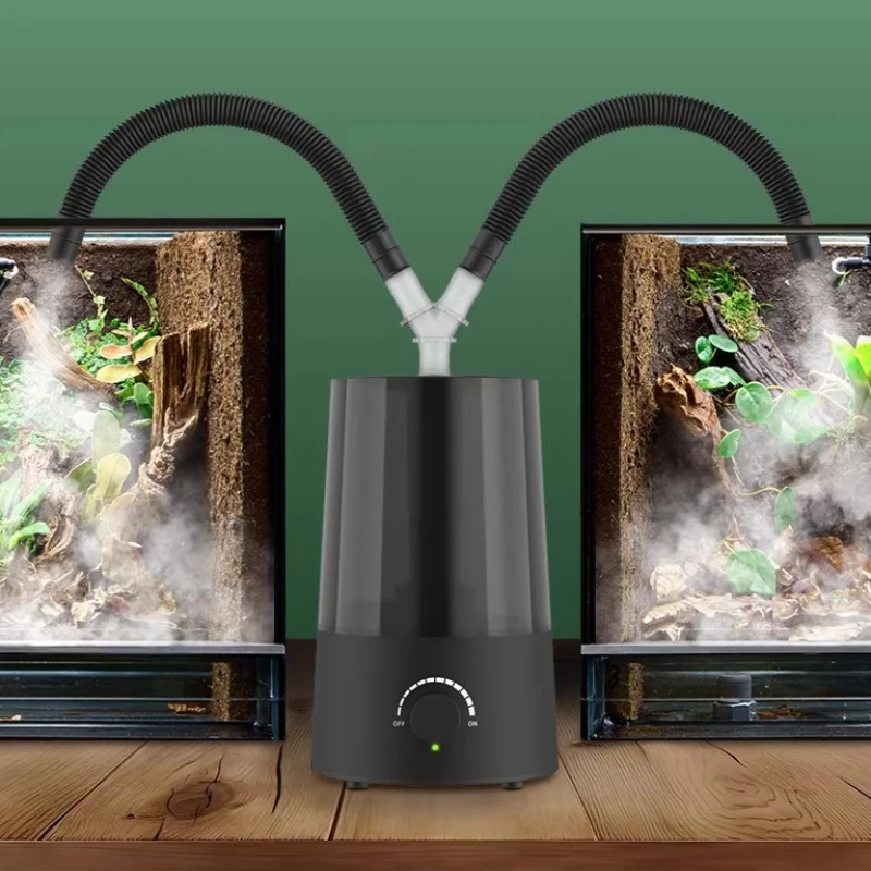 Reptile Humidifier Adjustable Mist Volume Silent Reptile Terrarium Humidifier Large Capacity Plant Humidifiers Home Humidifiers