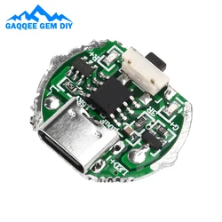 10W DIY Flashlight Control Motherboard LED Driver Control Board Brightness Adjustable Charging Protection With Switch