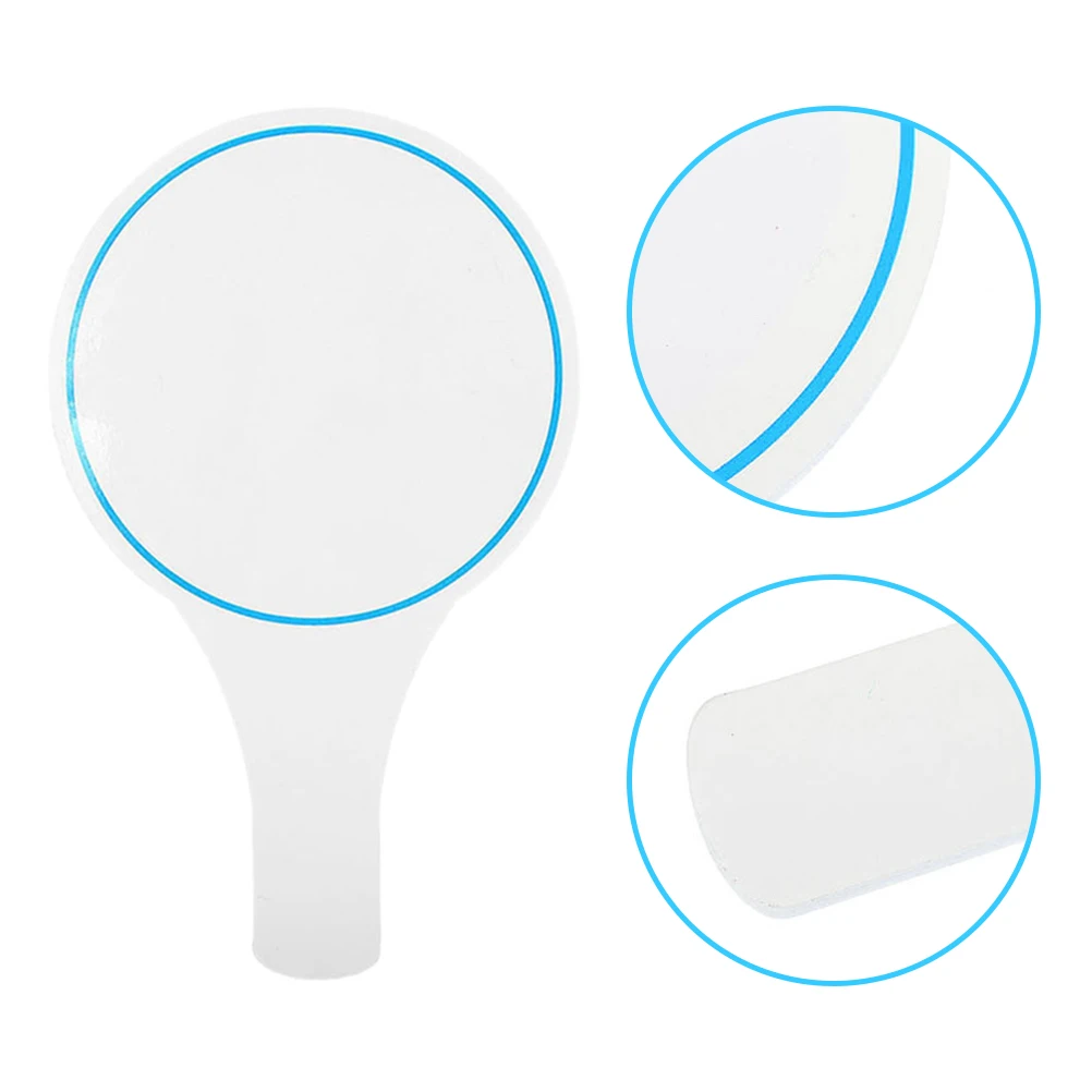 2pcs Handheld Whiteboard Single Sided Dry Erase Premium Scoring For Voting Judges Marker Small Whiteboards Presentation Reusable