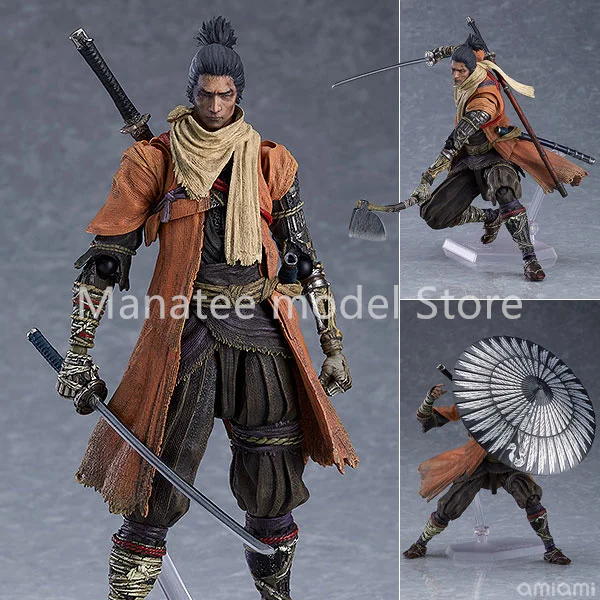 Max Factory Original figma SEKIRO: SHADOWS DIE TWICE Sekiro DX Edition PVC Action Figure Anime Model Toys Doll Gift ﻿