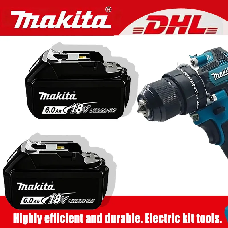 

Original Makita BL1860 18V 6AH Battery Power Tool Lithium ionMakita BL1840 BL1850B BL1860B electric tool battery, 18V charger
