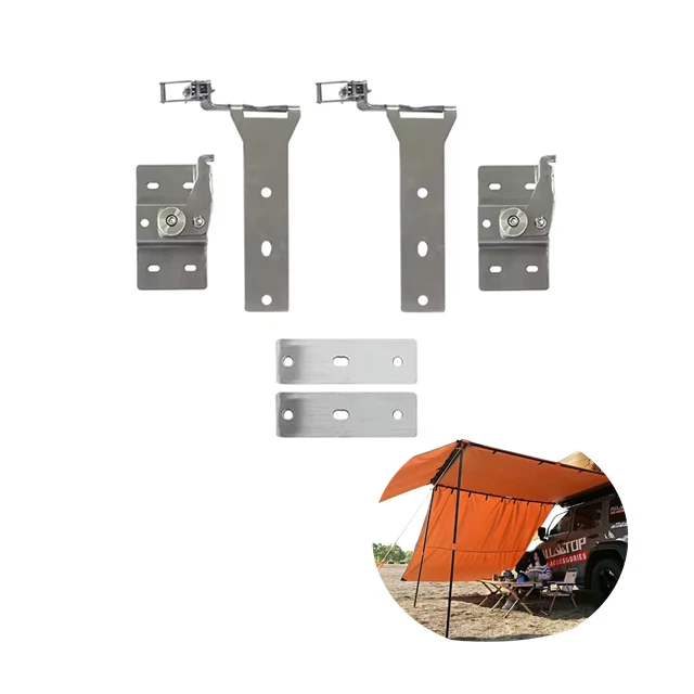 

Side Tent Bracket Wholesale Offroad Pickup Tents 4x4 Accessories Stainless Steel Tube Folding Tent Bracket