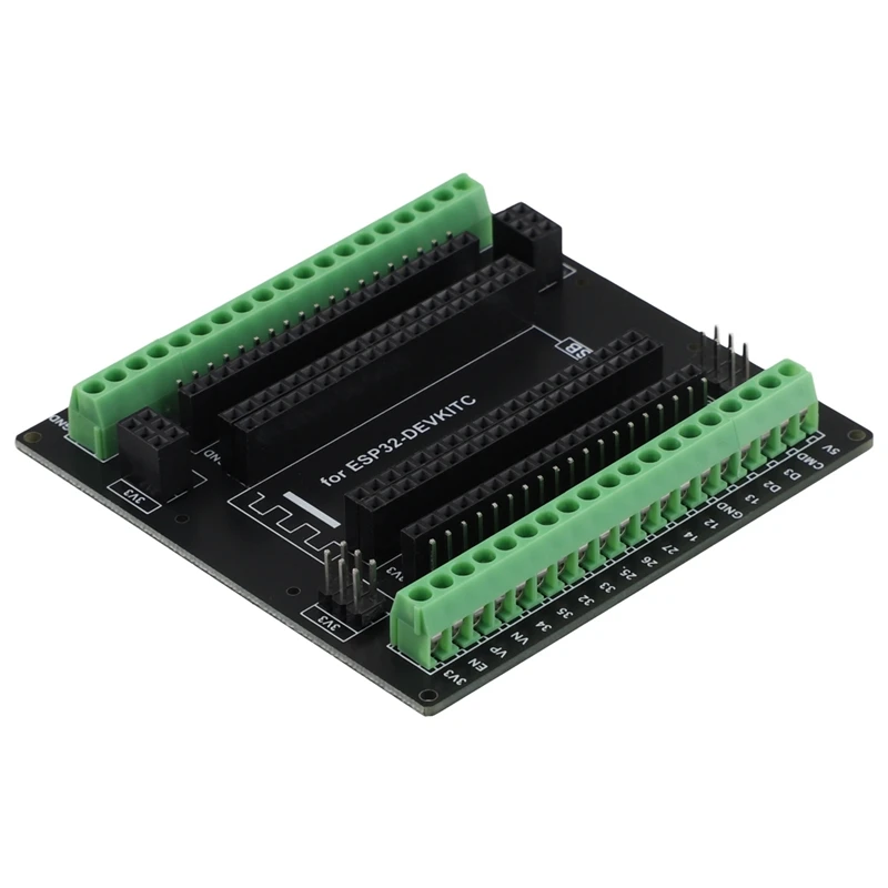 AU61-ESP32 Expanding Board Breakout Board For ESP-WROOM-32 ESP32-Devkitc GPIO 1 Into 3 38Pins ESP32 Module