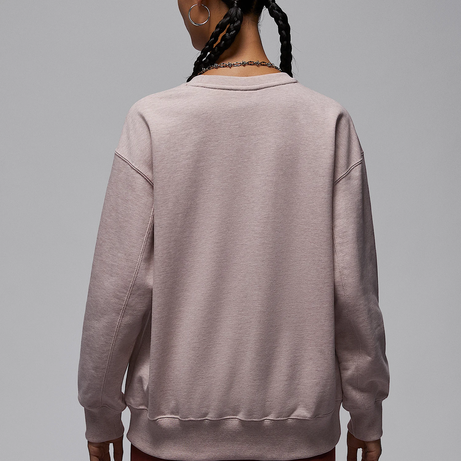 Nike genuine Jordan women's round neck fashionable breathable sports sweatshirt HJ1324-292